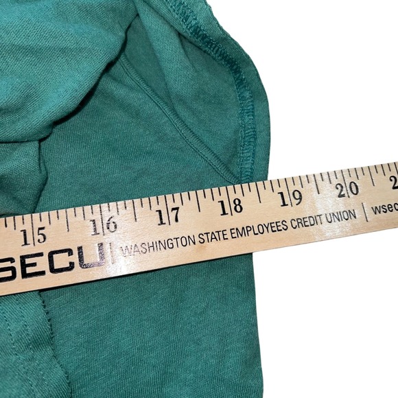 NWT Free People Beach Short Flutter Sleeve Top Green Size XS - Picture 5 of 6